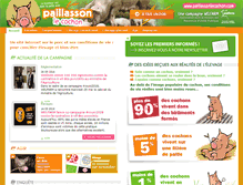 Tablet Screenshot of paillassonlecochon.com